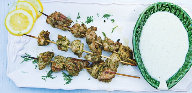 Greek-style Chicken Skewers