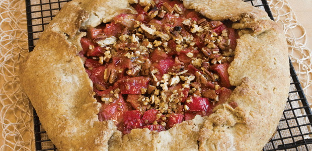 Delicious Rhubarb Rustic Tart
