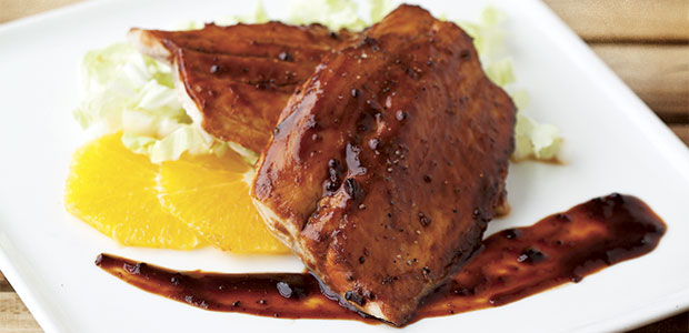 Rainbow Trout with Ancho Orange Glaze