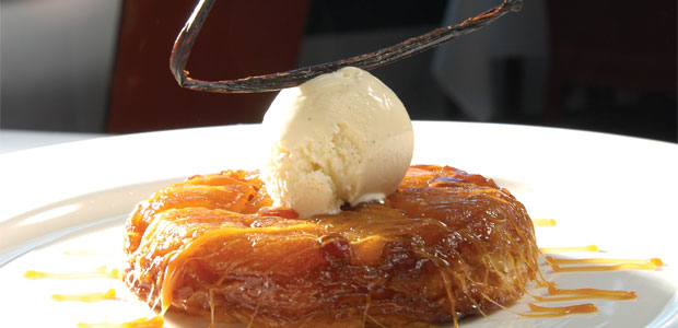 Apple, Pear, and Quince Tarte Tatin