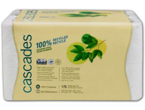 Cascades 100% recycled Bathroom Tissue