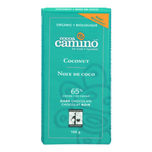 Cocoa Camino Coconut Chocolate Bar