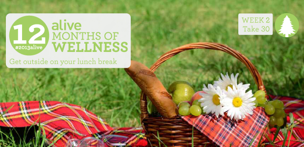 #2013alive: Get Outside for Lunch