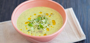 Chilled Curry Zucchini Yogurt Soup