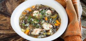 Turkey, Mushroom, and Wild Rice Soup