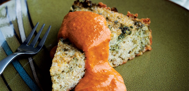 Meatless Monday: Quinoa Kale Dinner Cake