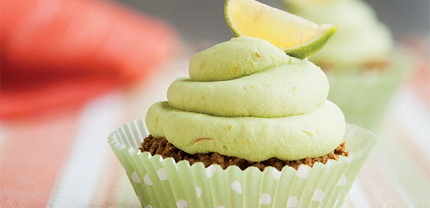 Key Lime Avocado Cupcakes