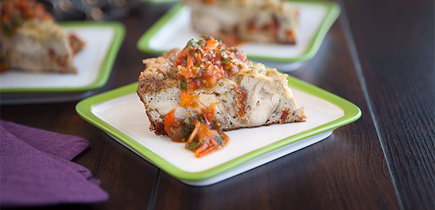 Chicken Pesto Frittata