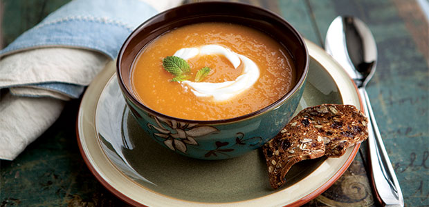 Cool Rockmelon Ginger Soup