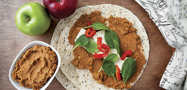 Mung Bean Pâté Wraps