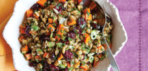 Carrot Cranberry Spelt Berry Salad
