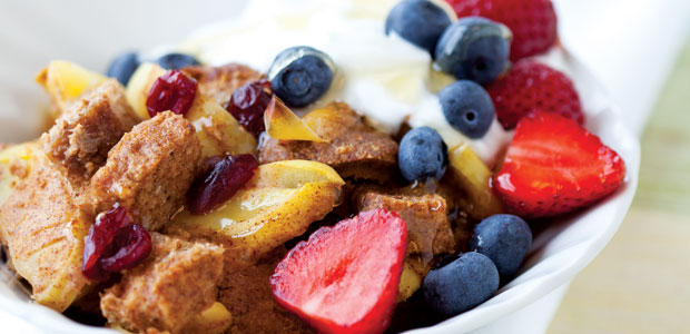 Cinnamony Apple Bread Pudding