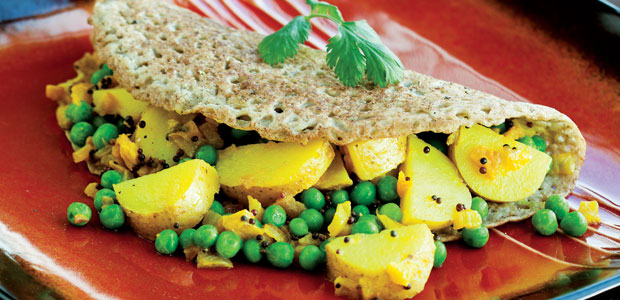 Dosas (Savoury Indian Pancakes)