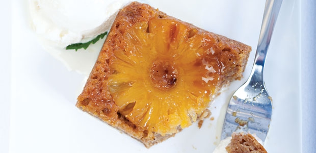 Upside-Down Pineapple Quinoa Cake