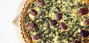 Spinach and Feta Quiche