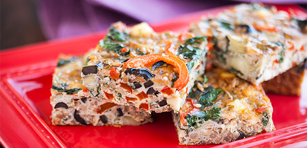 Mediterranean Farro Frittata