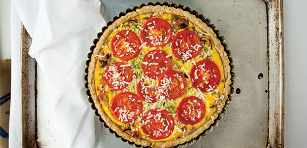 Tomato Leek Tart