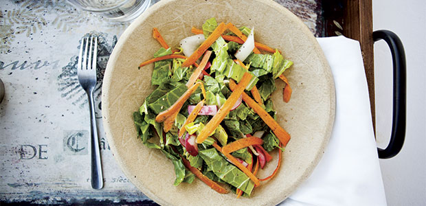 Radish and Sugar Snap Pea Slaw