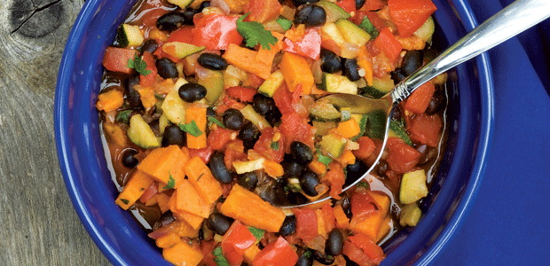 Black Bean and Sweet Potato Chili