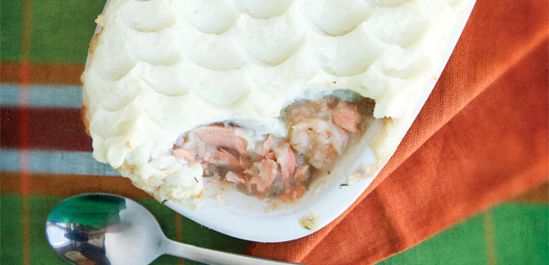 Salmon and Shrimp Pie