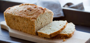 Roasted Garlic Beer Bread