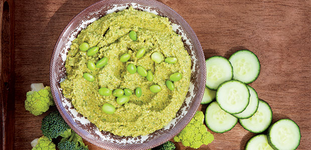 Green Machine Protein Hummus