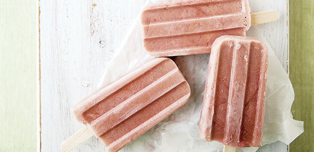 Creamy Strawberry Matcha Pops
