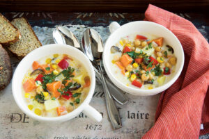 Creamy Roasted Vegetable Chowder