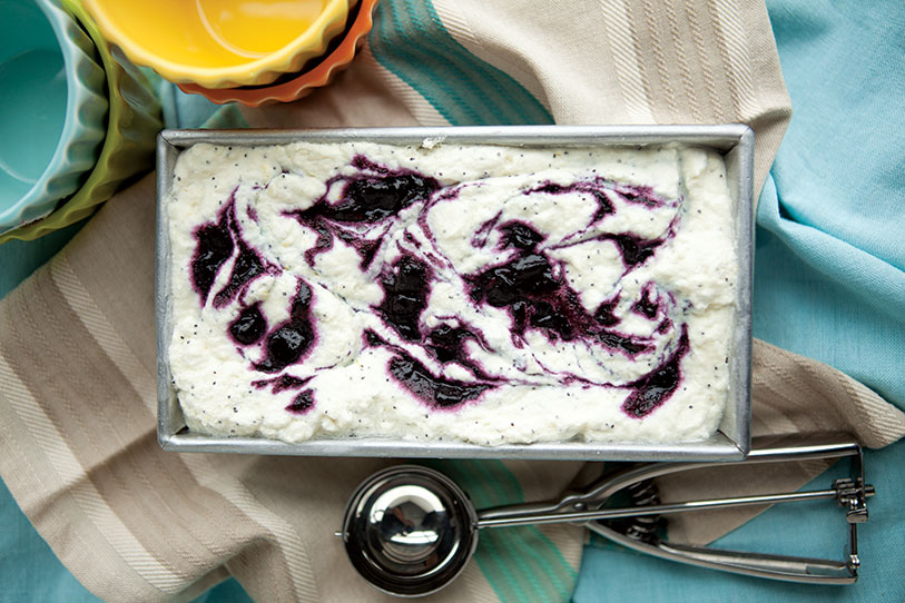 Lemon Poppy Seed Ice Cream