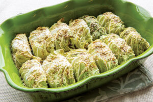 Asian Chicken Cabbage Rolls