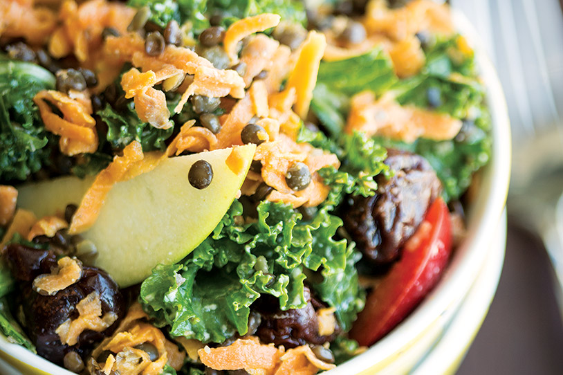 Kale Lentil Sweet Potato Salad