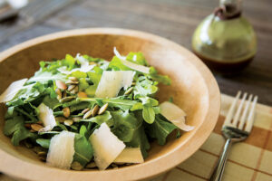 Pumpkin Seed and Arugula Salad