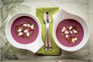 Red Cabbage Pear Soup