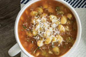 Tomato Herb Butter Bean Soup
