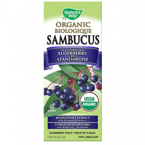 Nature's Way®  Organic Sambucus Elderberry Syrup