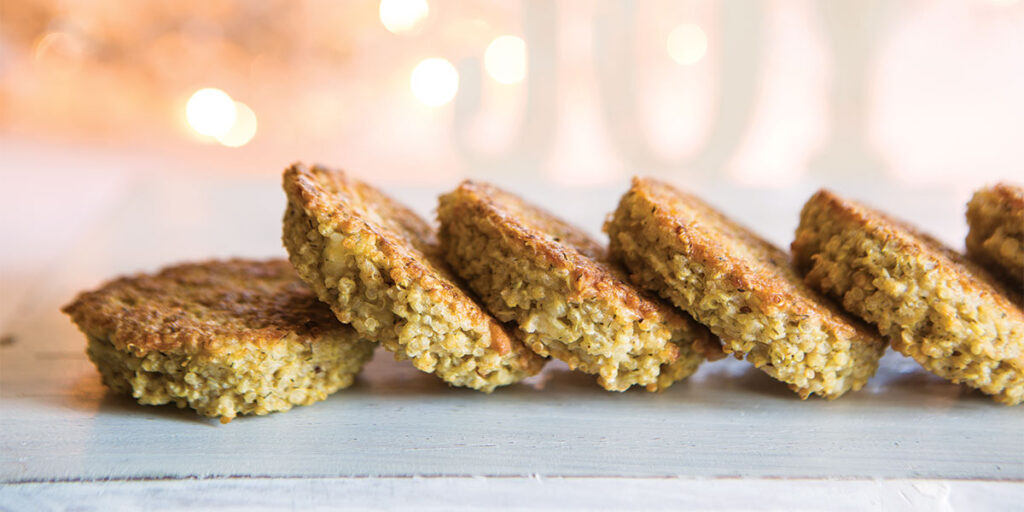 Feta and Dill Quinoa Cakes