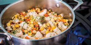 Herb-alicious Cod Skillet