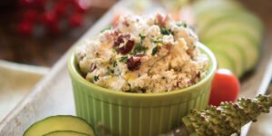 Homemade Cranberry Herb Ricotta