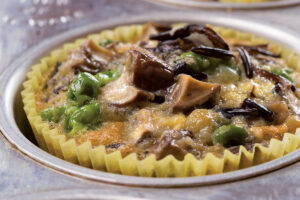 Mushroom Wild Rice Egg Cakes