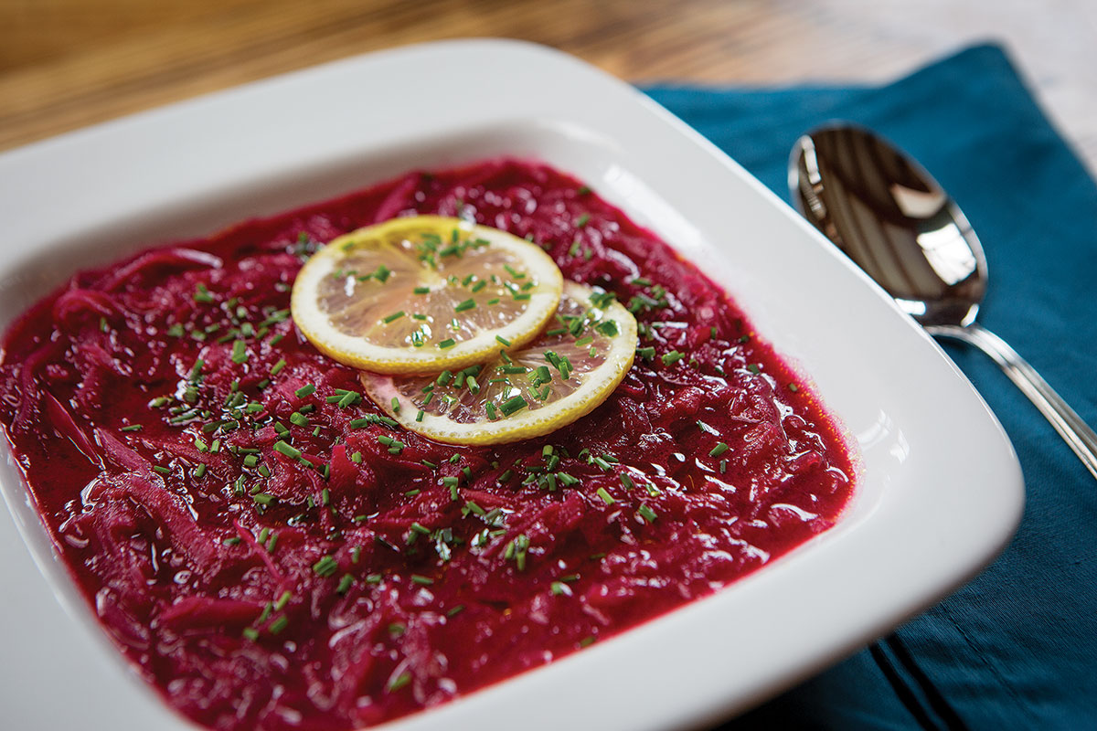 Vegetable Borscht with Kefir