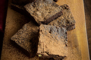 Brownies with Dried Cherries and Walnuts