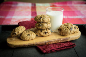 Toasted Almond and Orange Chocolate Chip Cookies
