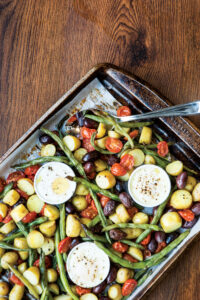 Warm Salade Niçoise with Baked Eggs