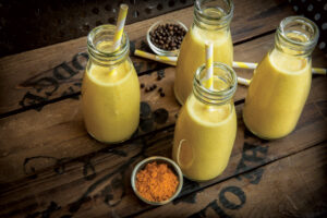 Golden Banana Tahini Shake