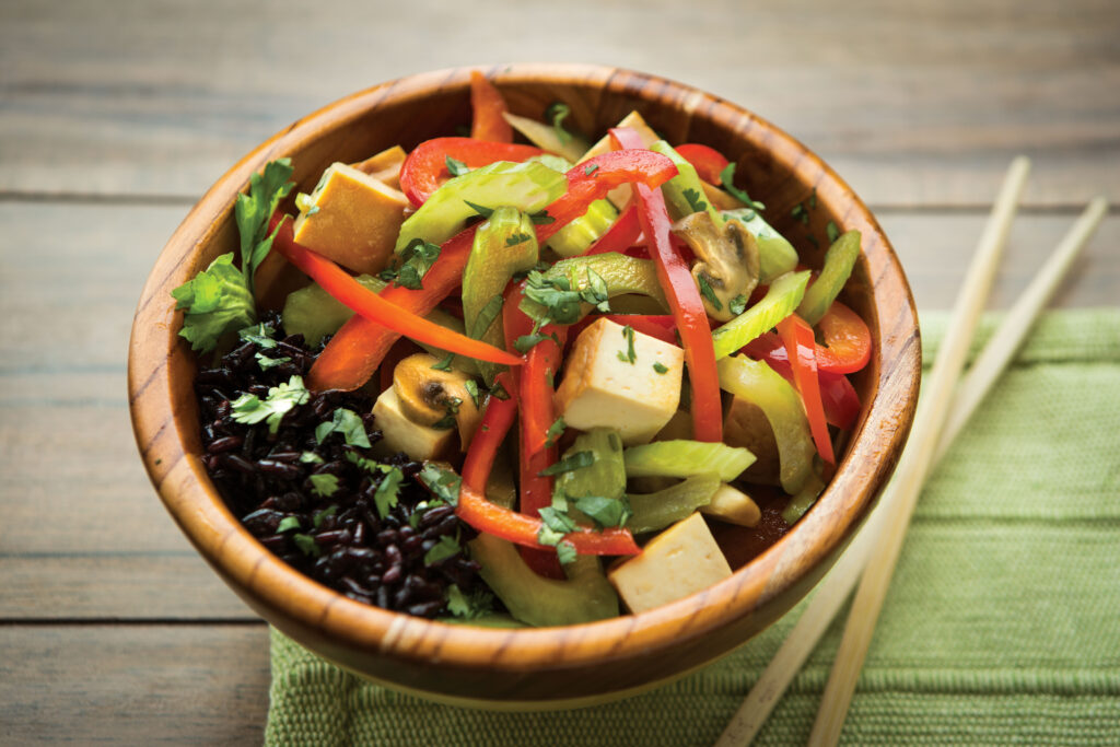 Ultimate Vegetable Fried Black Rice