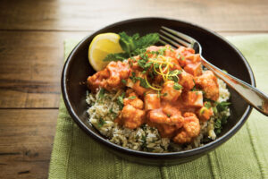 Cauliflower Tofu Red Curry