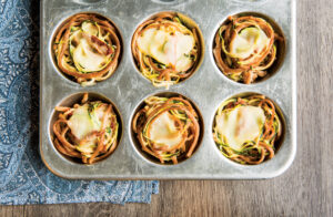 Crispy Muffin Tin Pasta Nests