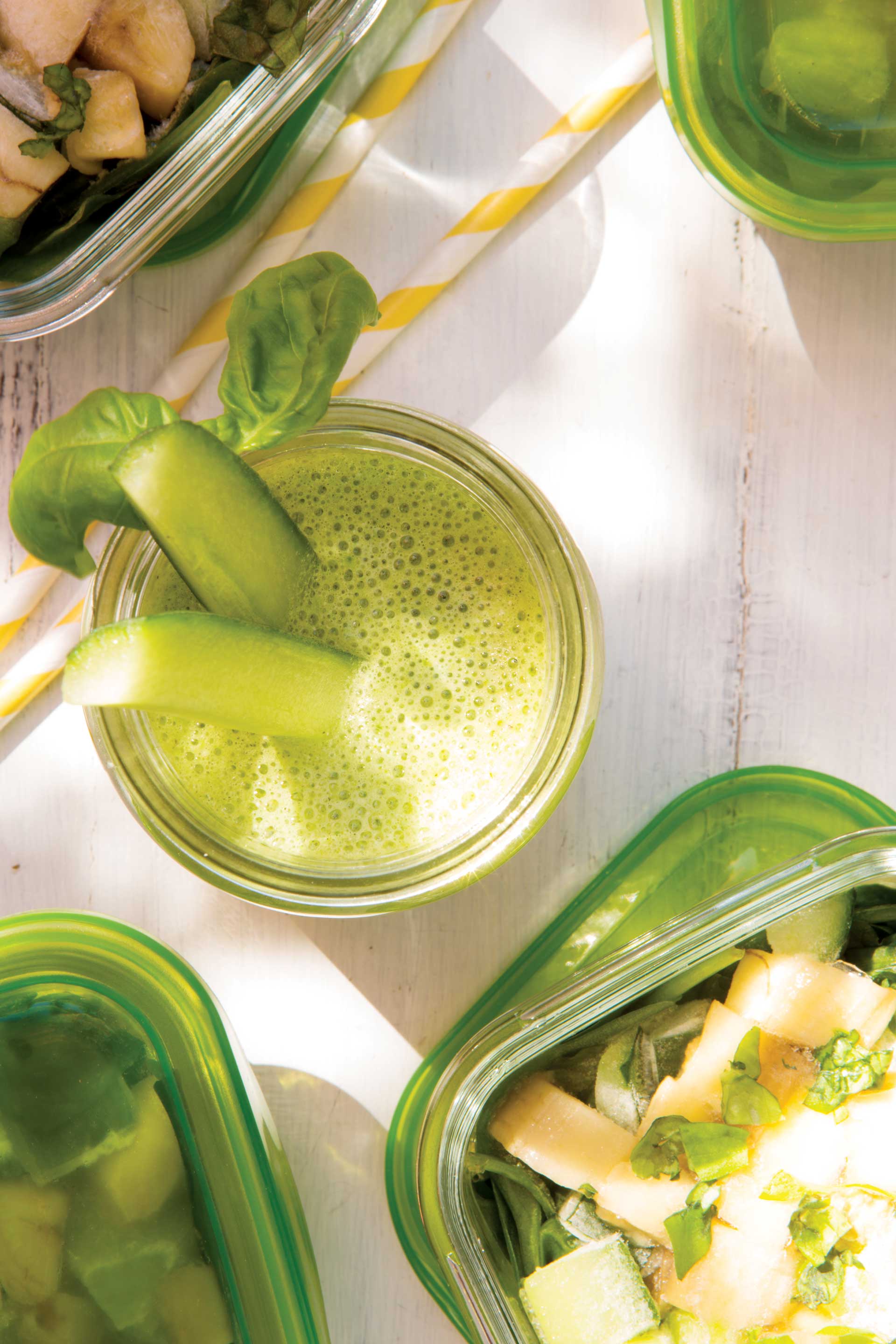 Basil Avocado Smoothie Packs