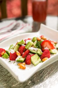 Cucumber and Strawberry Salad