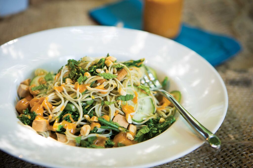 Miso Peanut Noodle Salad